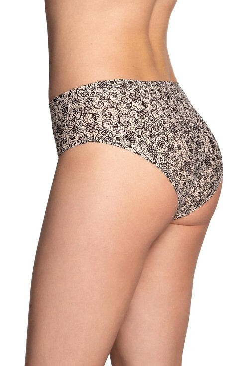 Chiloți de damă L-POL 5034 BI-N Lama - bej