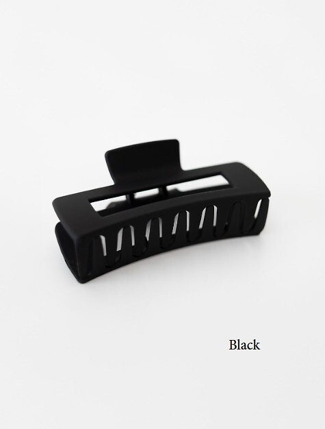 Agrafă elegantă W26 Sensis – 10 cm - neagră