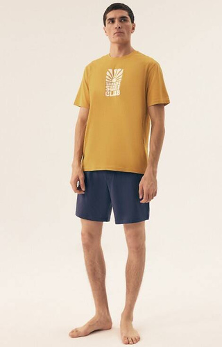 42600 Pijamale pentru bărbați Sun Henderson - galbenă