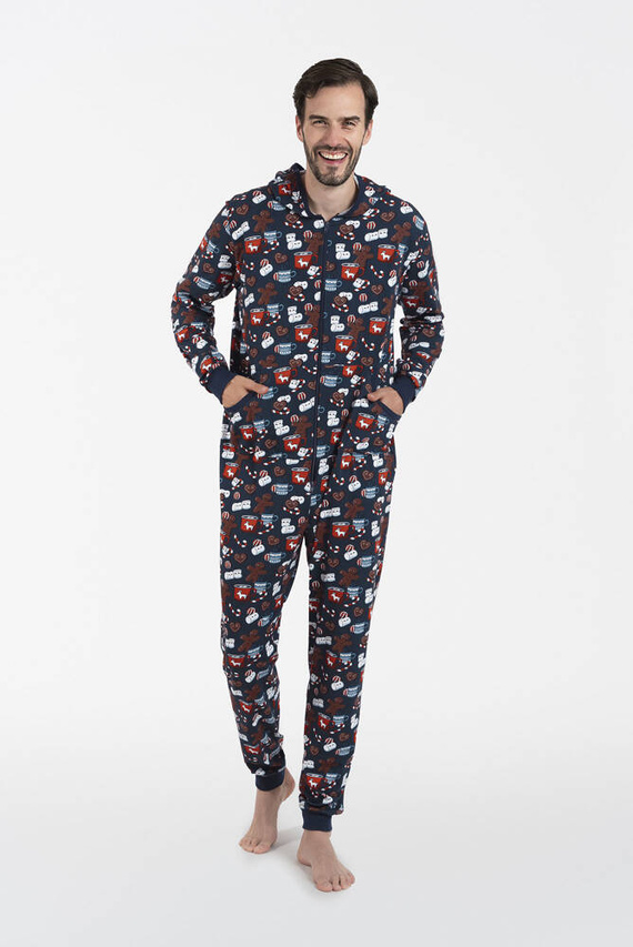 Rojas Italian Fashion salopetă pentru bărbați - imprimeu