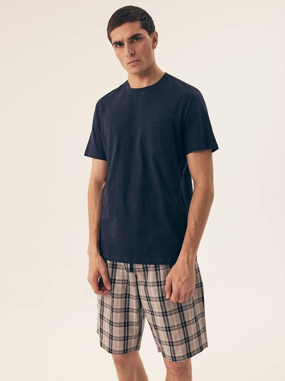 42617 Pijamale premium pentru bărbați Dexter Henderson - bleumarin