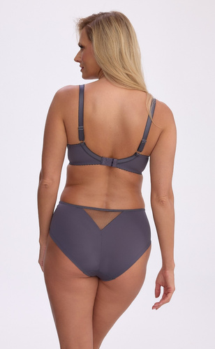 Gaia BS 1379 Renata sutien semi soft grafit cu broderie SS4