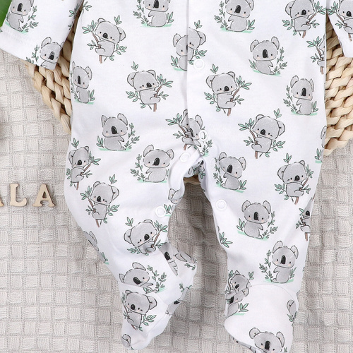 ABN-5206 Salopetă pentru bebeluși Nini Sweet Koala 100% bumbac organic