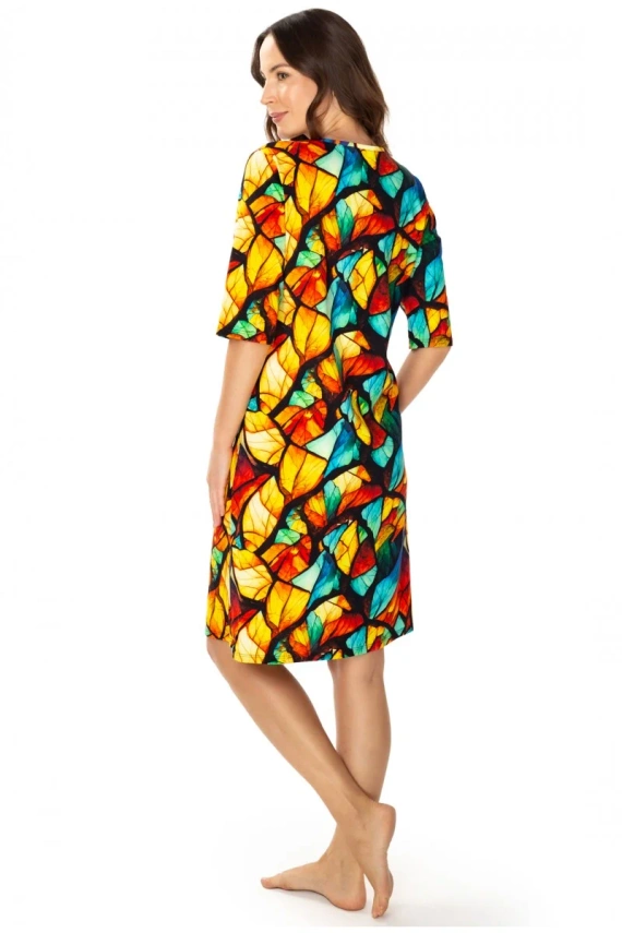 86678 Cămașă de noapte Vitrage Seagull, imprimeu colorat