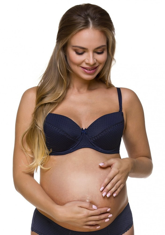 1732 Sutien de alăptare LUPOLINE - albastru marin
