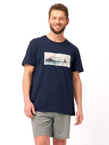 MNS 606 Pijamale pentru bărbați Key, grafit