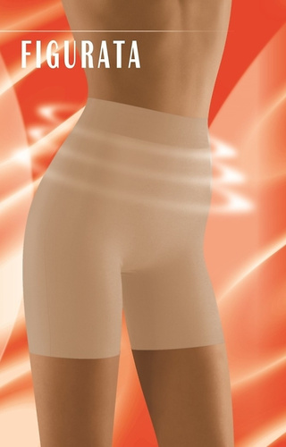 Pantaloni scurți de damă Figurata Wolbar bej - modelatori, slăbitori, sport