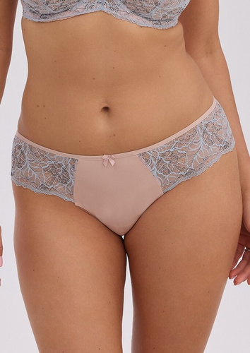 Chilot brazilian Gaia GFB 1371 Cameron roz albastru dantelă confort