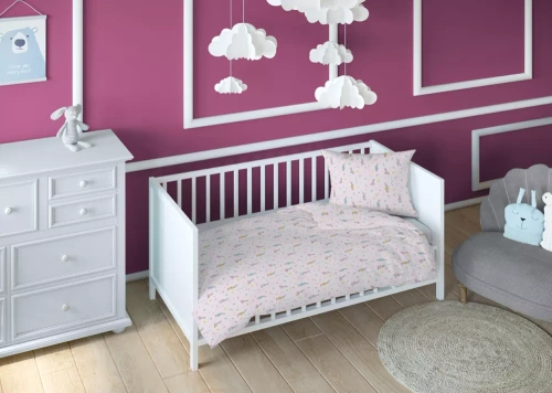 3810 A Land of Dreams Lenjerie de pat pentru copii din bumbac balet iepure Karo