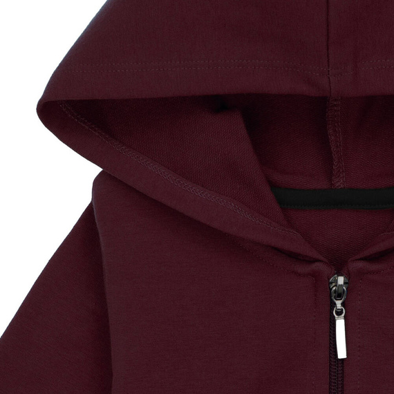 169540 Hanorac Nicol cu ​​gluga - visiniu