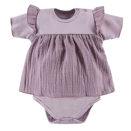 Rochie body cu mâneci scurte Botanic Eevi - heather