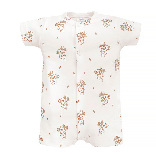 Lovely Day Rampers cu fermoar Pinocchio - koala ecru