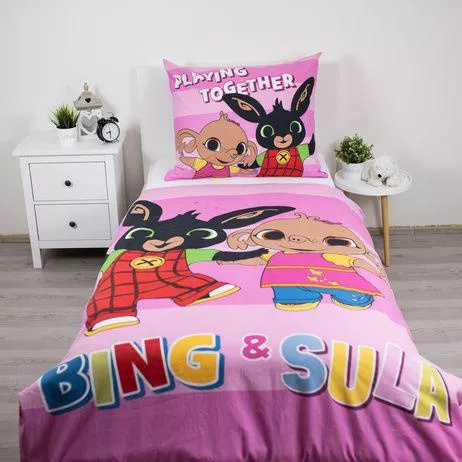 Lenjerie Bing Iepurașul și Sula 140x200 bumbac Jerry Fabrics