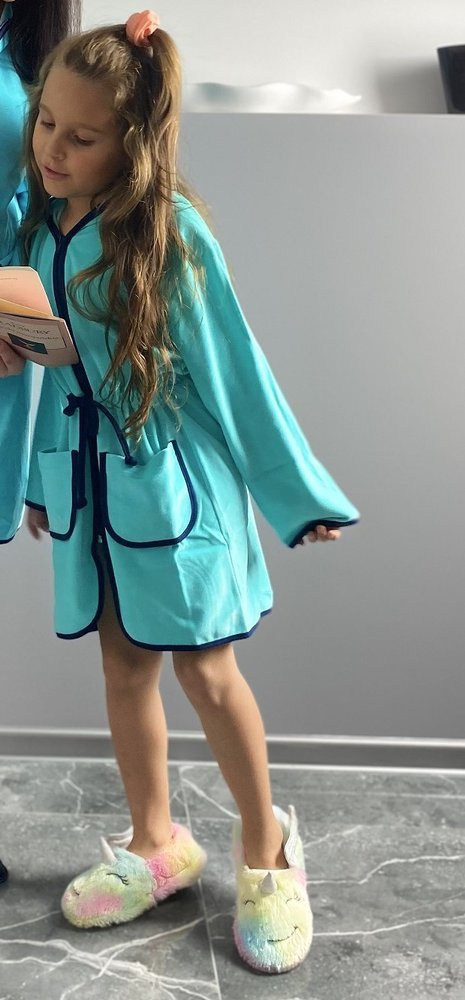 374 / 375 Halat de baie pentru copii Desiree - mentă