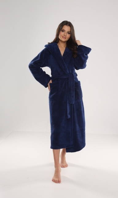 807 Luna II halat lung pentru femei Forex - albastru marin