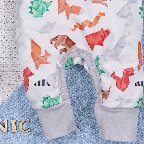 ABN-5387 Salopetă Fun Origami fără picioare Nini imprimeu