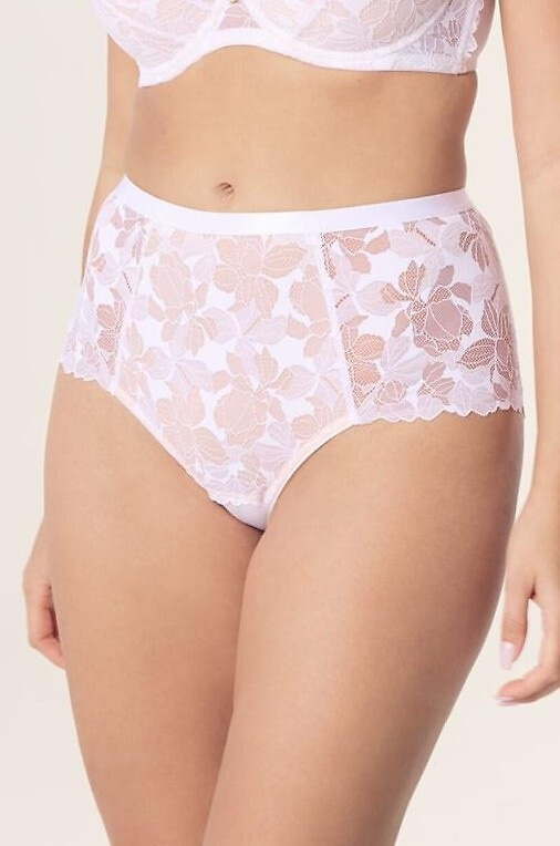 Chiloți brazilieni înalți Hanna DB52 Nipplex din dantelă, croi feminin