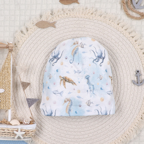 ABN-5461 Căciulă pentru bebeluși Sea Of Joy Nini – bumbac organic, moale și aerisit