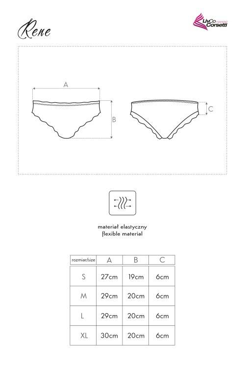 Rene LC 6069 Figi damskie LivCo Corsetti Fashion czarny