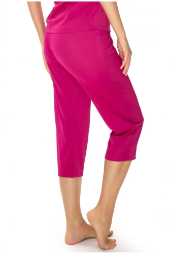 86682 Pantaloni scurti de pijama Larisa 7/8 Seagull fucsia