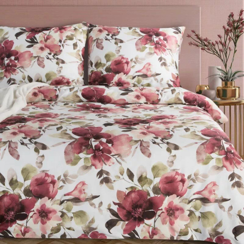 Eurofirany SPRING 74 lenjerie pat 100% bumbac satinat Oeko-Tex