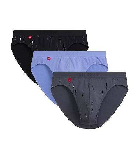 Slip bărbați 3MP-193 A'3 Atlantic - negru-denim-grafit