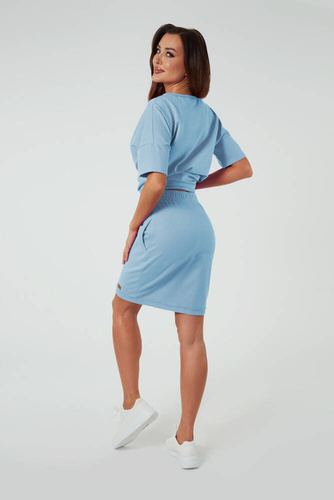 Fustă mini pentru femei Stella Italian Fashion - albastru