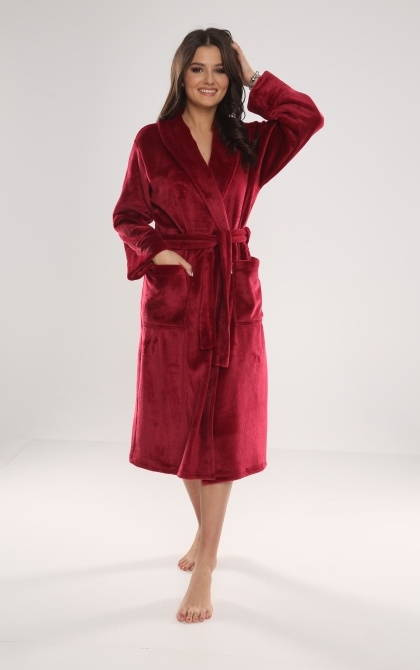 628 Abigail Halat de baie lung Forex pentru femei - maro