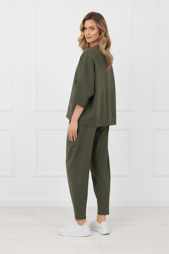 Pantaloni Kaori Italian Fashion 220 g/m² bumbac elastan