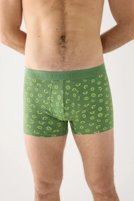 Ysabel Mora 20481 Set bărbați boxeri + șosete Kiwi verde bumbac