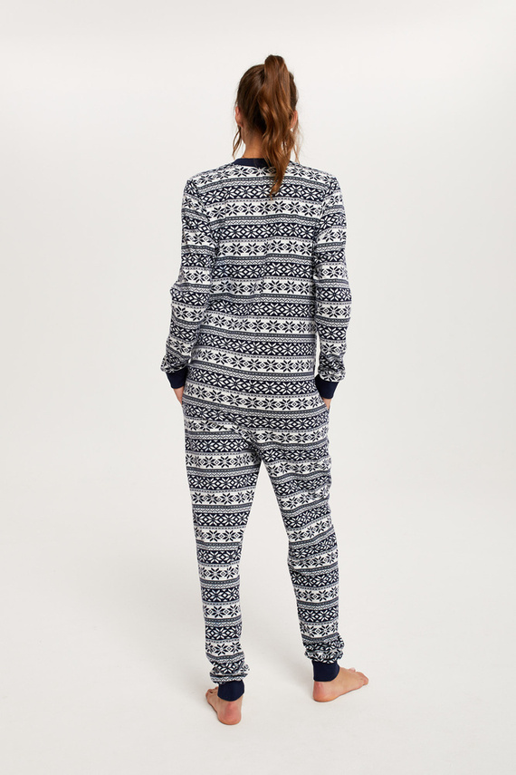 Salopetă pentru femei Alaska Italian Fashion - albastru marin