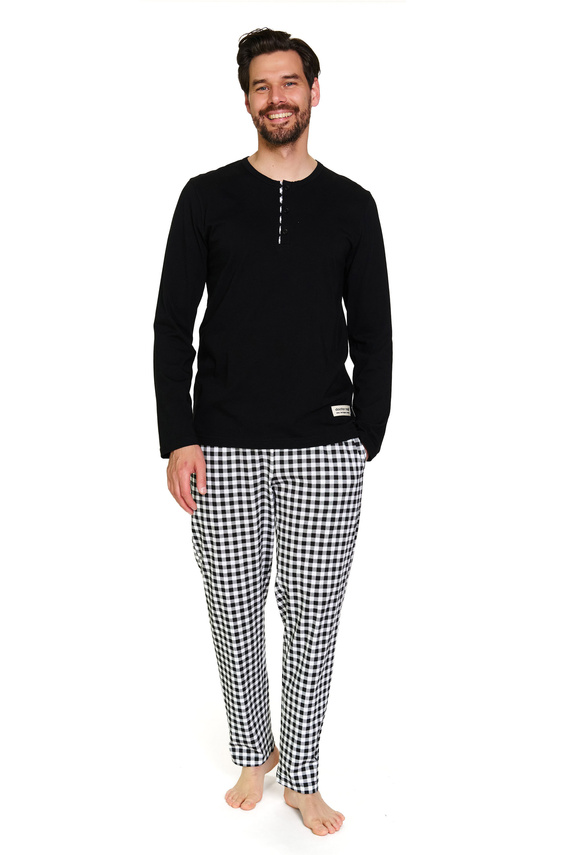 7369 Doctor Nap Pijamale bărbați din bumbac - croială clasică și confort natural pentru fiecare noapte