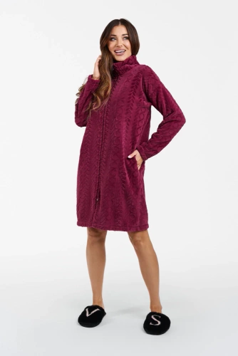 Rena Halat de baie pentru femei Italian Fashion - burgundy