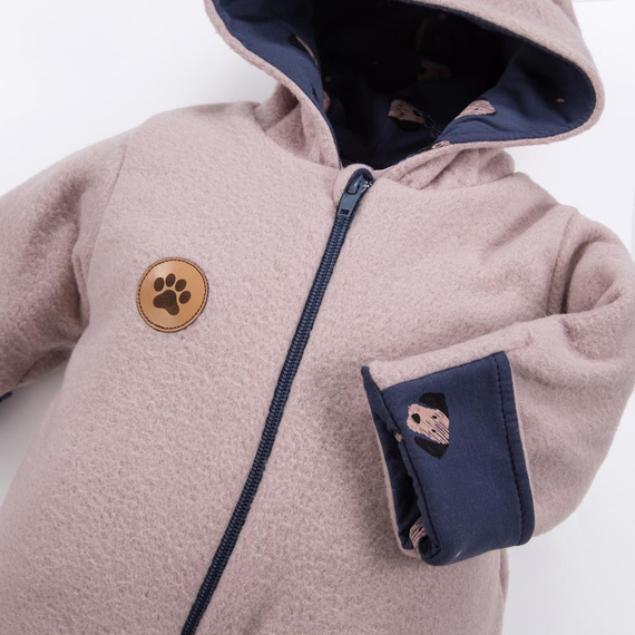 Costum fleece Run & Fun Eevi - bej