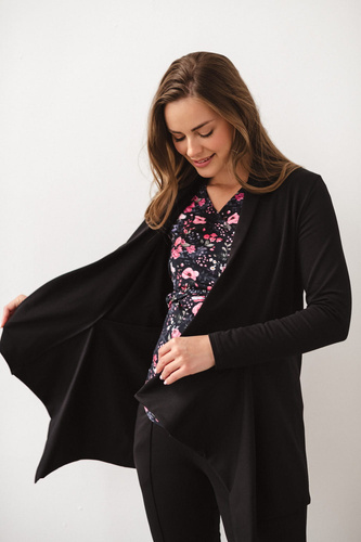 Cardigan de maternitate Mama Wrap Milk&Love negru