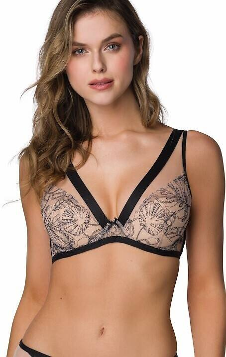 M-3900/11 Xanthe Sutien push-up Bej-negru mat