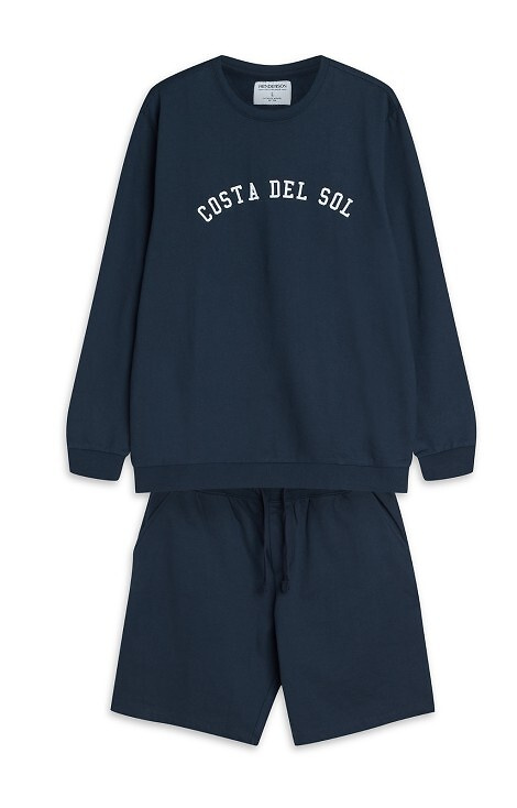 42637 Pijamale bărbați Del Henderson - bleumarin