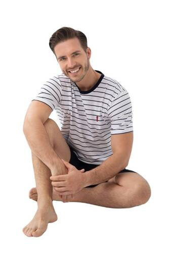 Pijama bărbătească 808 Luna - bleumarin