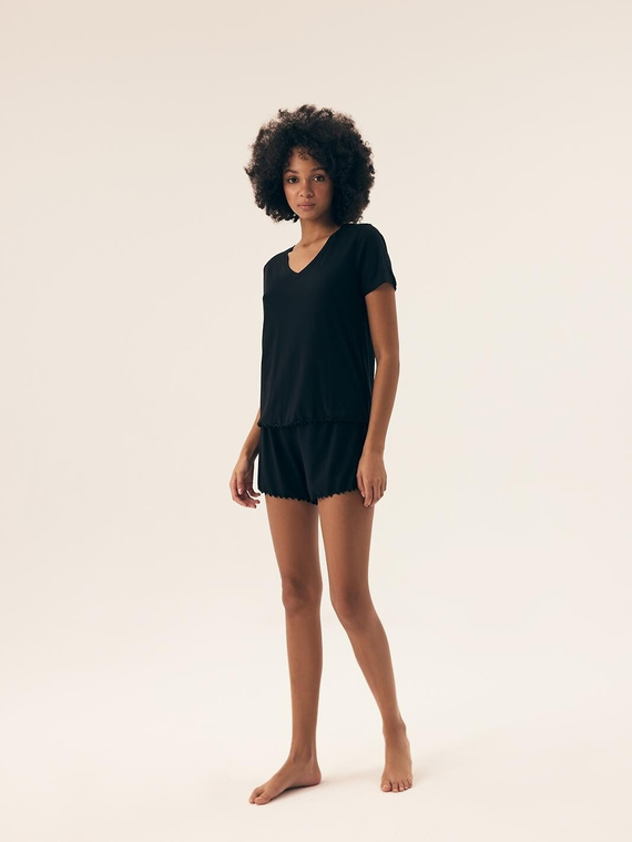 43022 Pijama femei Noves Henderson - negru