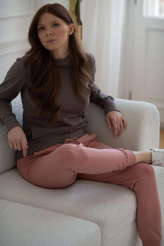 Pantaloni de trening de maternitate Milk&Love pe bază de plante