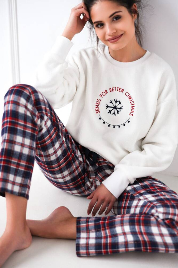 Better Pijama pentru femei Sensis - crem