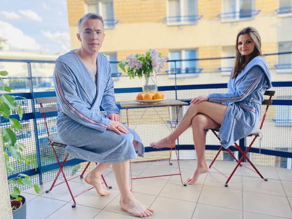 424 Lampas Halat de baie pentru femei - gri