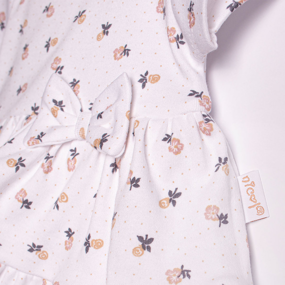 Nicol 220159 body rochiță bebe fete bumbac floral cu volane
