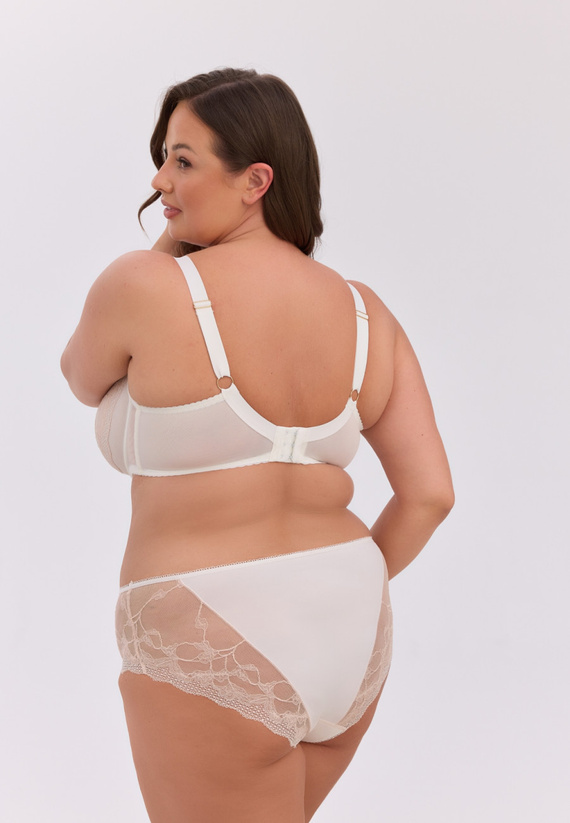 Biustonosz soft Gaia 1361 Celina MAXI ecru beż S9MX pentru bust mare