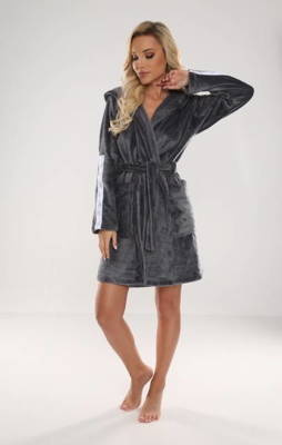 626 Abigail Halat scurt pentru femei Forex - gri închis