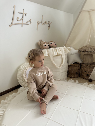 Hanorac Hello Yosoy - caramel