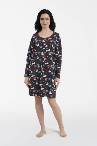 Makala cămașă de noapte Italian Fashion - print