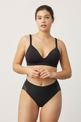 19617 Chiloți de damă Ysabel Mora negru – dantelă, confortabil, clasic