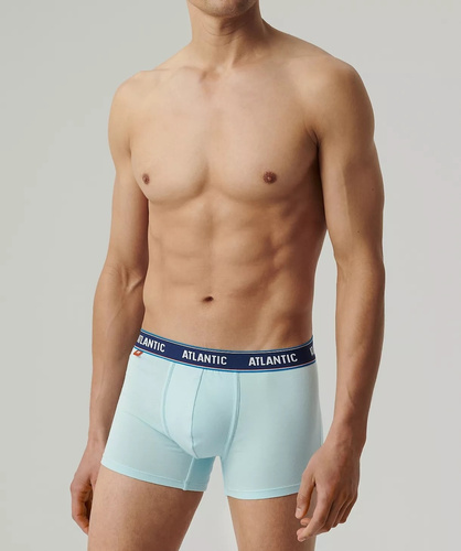3MH-214 Boxer pentru bărbați, pachet de 3, albastru Atlantic-smarald