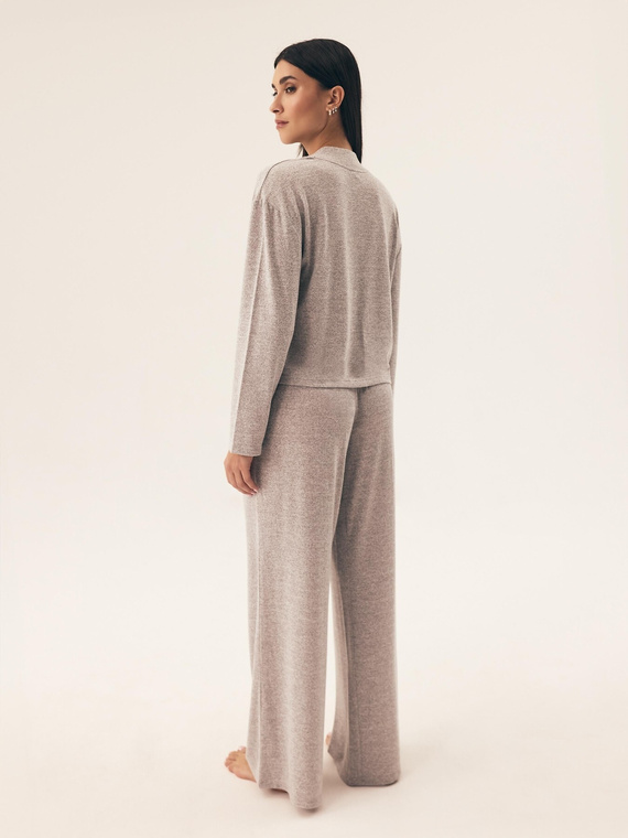 42024 Fudge Henderson Pijamale pentru damă - gri deschis